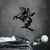 Wallity Zidna dekoracija Banksy 10, 68 x 72, Crna