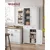 Songmics Kuhinjska shramba omara 76x40x182 cm Bela