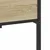 Vidaxl Posteljni okvir brez vzmetnice hrast 80x200 cm inženirski les