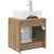 Umivaonik s policom Hrast artisan 49,5 x 41 x 62,5 cm