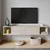 Hanah Home TV komoda Twist, 160 cm, travertin