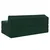 Sofa na razvlačenje Tamnozelena 120 x 60 x 49 cm Tkanina