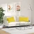 Jastučići za sofu 2 pcs Svijetlo žuta 80 x 40 cm tkanina