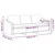 Vidaxl Trosed vinsko rdeč 180 cm blago