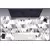 Decormat Namizna podloga Gray triangles pattern 100x50 cm