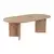 Nordure Klub sto Sable, 119x60x40cm, Braon