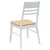Trpezarijske stolice 2 pcs Bijelo 43 x 54 x 89 cm