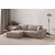 ATELIER DEL SOFA Ugaona garnitura Pirlo Corner Left Brown