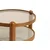 Hanah Home klub sto Golf 100, 100 cm, orah / sivi / mermer
