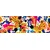 Slika pop art abstrakcija - 90x30