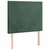 Vidaxl Box spring postelja z vzmetnico temno zelena 120x200 cm žamet