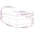 Vidaxl LED Box Spring Postelja Temno siva in bela 90 x 200 cm