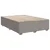 Vidaxl Box spring postelja z vzmetnico taupe 160x200 cm blago