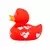 Lilalu Patkica - Red Duck With White Hearts - Rubber Duck
