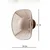 Opviq zidna lampa Arenia, 1 × E27, ekru