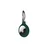 NEXT ONE Silicone Key Clip for AirTag Ballet Leaf Green