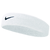 NIKE NIKE SWOOSH HEADBAND WHITE/BLACK AC2285-101