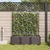 Vidaxl Vrtni lonček 3 szt. Rjava 120 x 40 x 142 cm Plastika