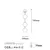 Opviq Domino 11045 Zidna lampa, Bronza