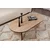 Hanah Home Klub sto Sable, 119x40x60cm, Braon