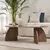 HANAH HOME Sto za dnevnu sobu Melina Venezia Walnut