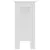 Barski stol s policom bijeli 102x50x103,5 cm konstruirano drvo