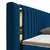 Boxspring Krevet Minola Gold Exkluziv 160/200 cm , kraljevsko plava