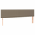 vidaXL Box spring postelja z vzmetnico taupe 120x190 cm blago