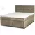 Boxspring postelja Nancy - 200x200 cm - tkanine Monolith
