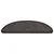 Vidaxl Samolepilne preproge za stopnice sisal 15kos 56x17x3cm antracit
