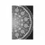 Plakat okrasna Mandala s čipko v črnobeli varianti - 20x30 white
