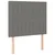 Vidaxl Box spring postelja z vzmetnico temno siva 90x200 cm blago