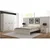 KONDELA Vitrina Infinity 3 - temno pepelna