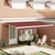 Vidaxl Vlečna tenda Oranžna in Rjava 450 x 300 x 165 cm