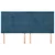 Vidaxl Vzglavje postelje temno modro 180x5x118/128 cm žametno