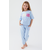 U.S. POLO ASSN. Pidžama za devojčice US1418-G plava