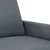 Vidaxl Dvosed temno siv 120 cm žamet