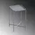 Hanah Home Klub sto Shb-008-C, 46x56x46 cm, Sivi