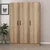 Hanah Home Garderober Kale-2282, 135x210x52 cm, Hrast
