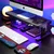 Luwei Postolje za monitor sa USB portom, 54.5x20x10.2 cm, Crno
