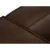 Temno rjava usnjena zofa 227 cm Madame - Windsor & Co Sofas