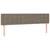 Vidaxl Box spring postelja z vzmetnico taupe 160x200 cm blago