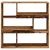 Sobna pregrada boja drva 100 x 33 x 94,5 cm konstruirano drvo