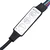 LED kupaonsko ogledalo crno 60x8,5x37 cm akrilno