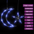 vidaXL Vilinska svjetla u obliku zvijezda i mjeseca 345 LED plava