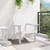 Adirondack stolica Bijelo 82 x 74 x 92 cm HDPE