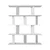 Hanah Home Polica 120x141x24,6cm Bela
