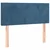 Vidaxl Box spring postelja z vzmetnico temno moder 90x190 cm žamet