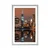 Plakat s paspartujem odsev Manhattana v vodi - 20x30 silver