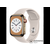 Apple Watch Series 8 Cellular, 45mm, zlatno inox kućište, Starlight sportski remen